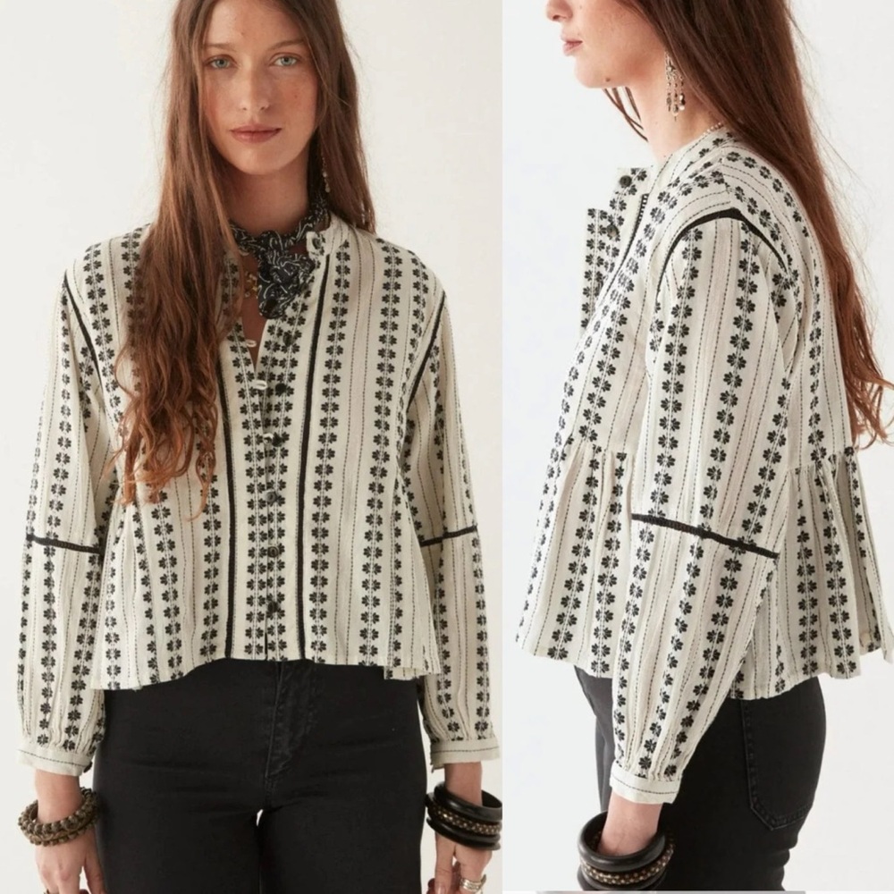 Maison Hotel Consuelito Embroidered Blouse